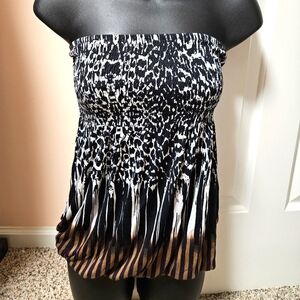 Lascana by Venus Animal Print Summer Halter Top NWT